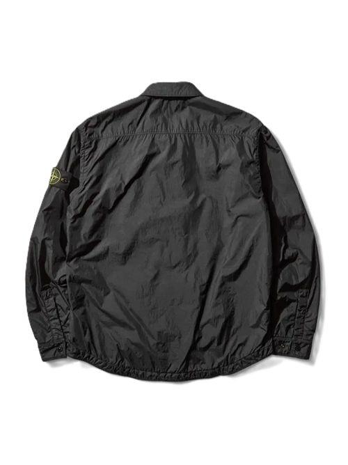Stone Island Crinkle Reps R-NY Overshirt nero Stone Island | K2S15Q100006S0A23V0029 BLACK
